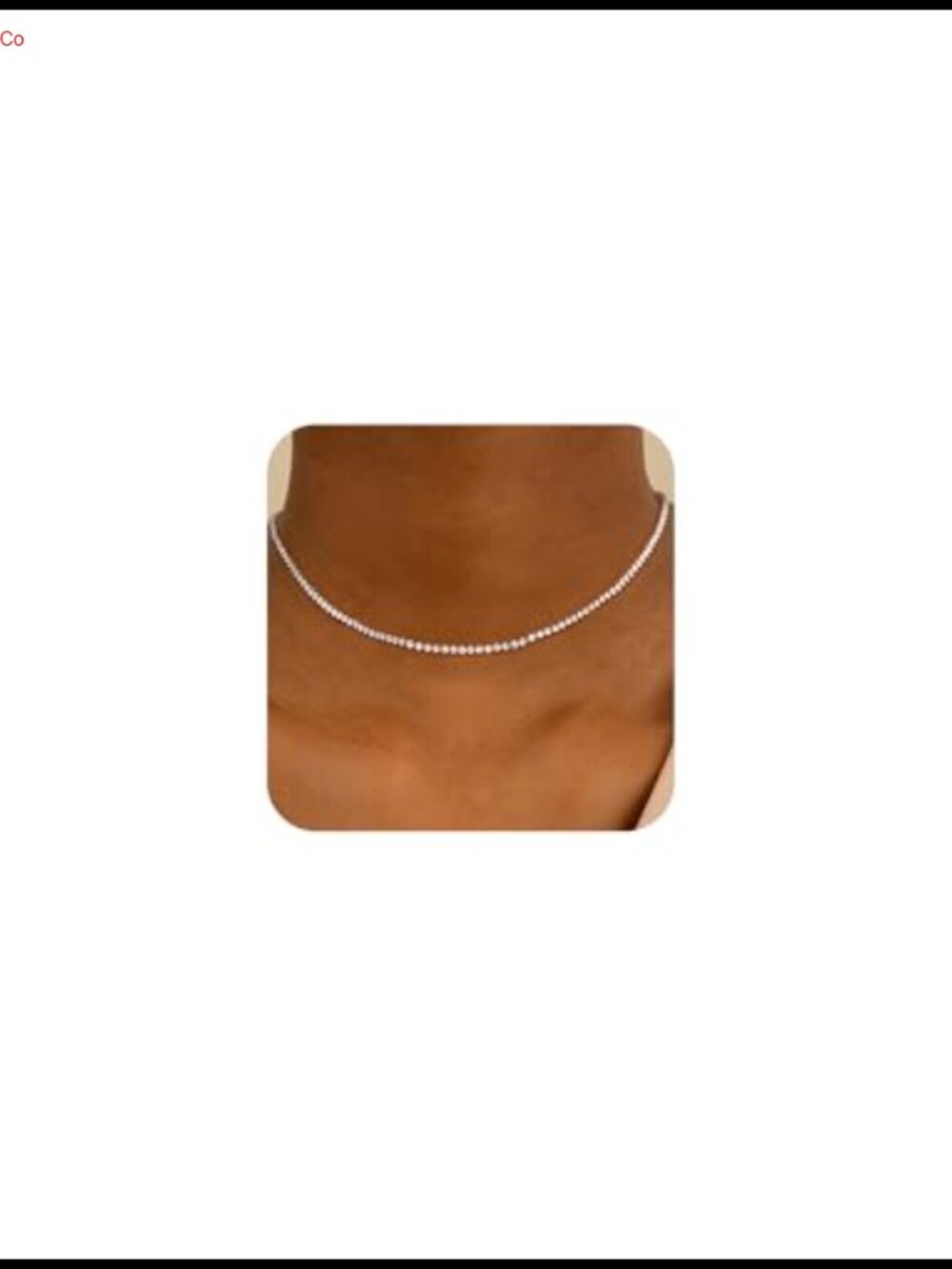 14K Gold Plated Tennis Choker Necklace Cubic Zirconia 13" + 2" Extender